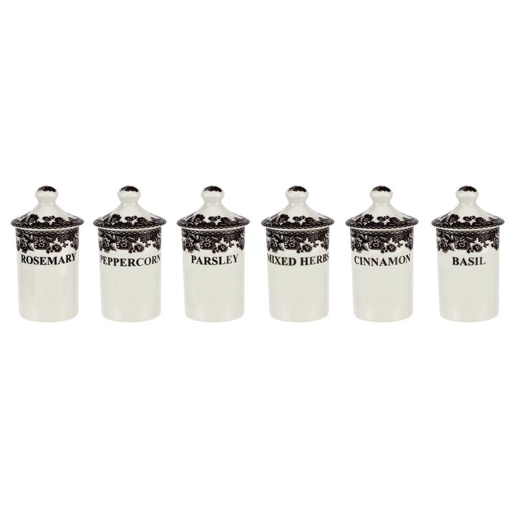 Delamere Set of 6 Spice Jars